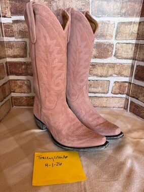 Old Gringo Pink Suede Nevada NIB